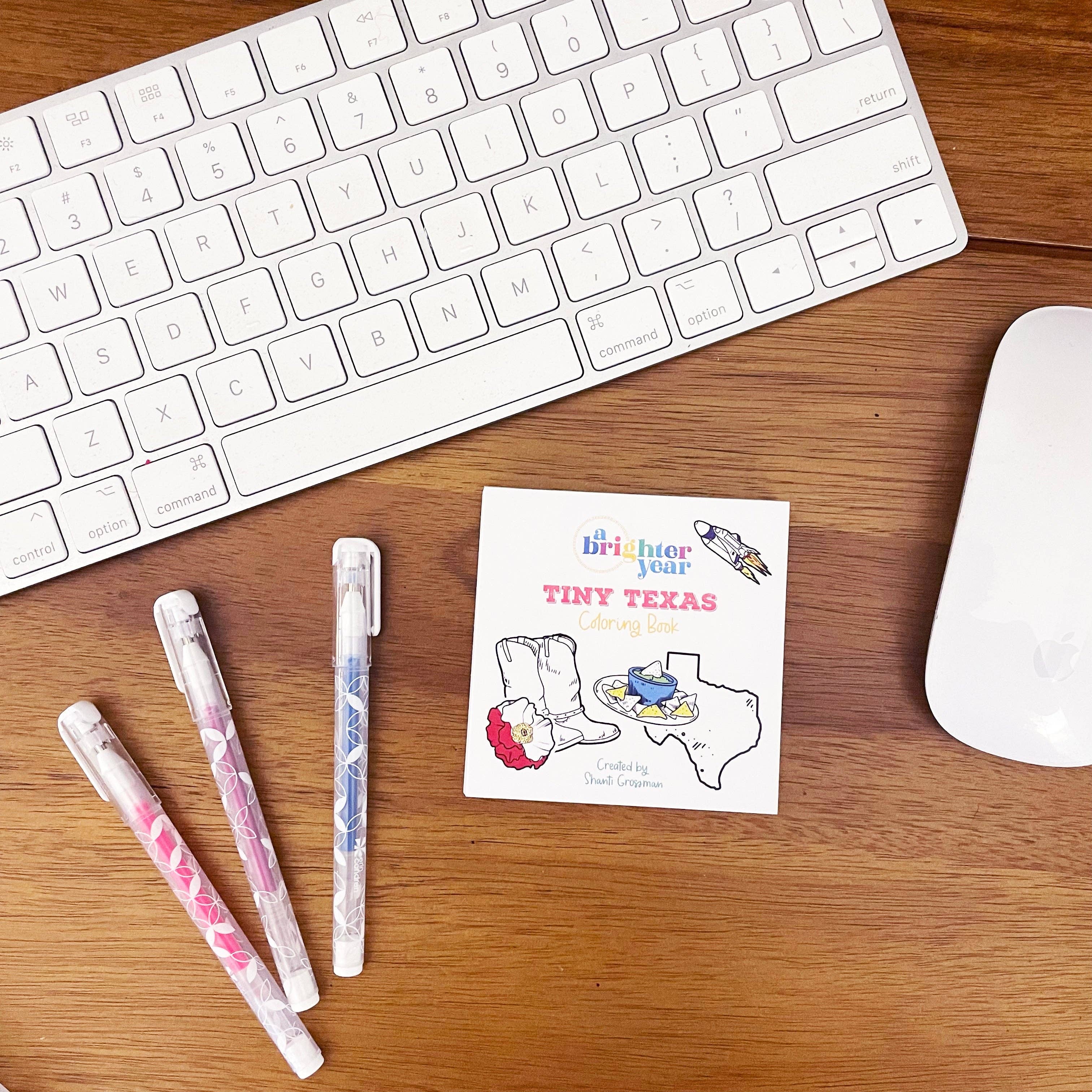 A Brighter Year - Wholesale Coloring Book - Adult - Tiny Texas Themed Illustrations Mini Coloring Book for Adult14