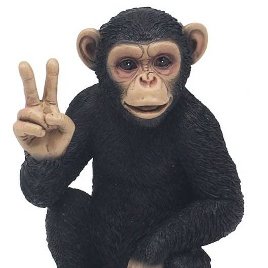 David Fischhoff Ltd – wholesale Decorative figurine – LP75685 - Peace Cheeky Monkey0