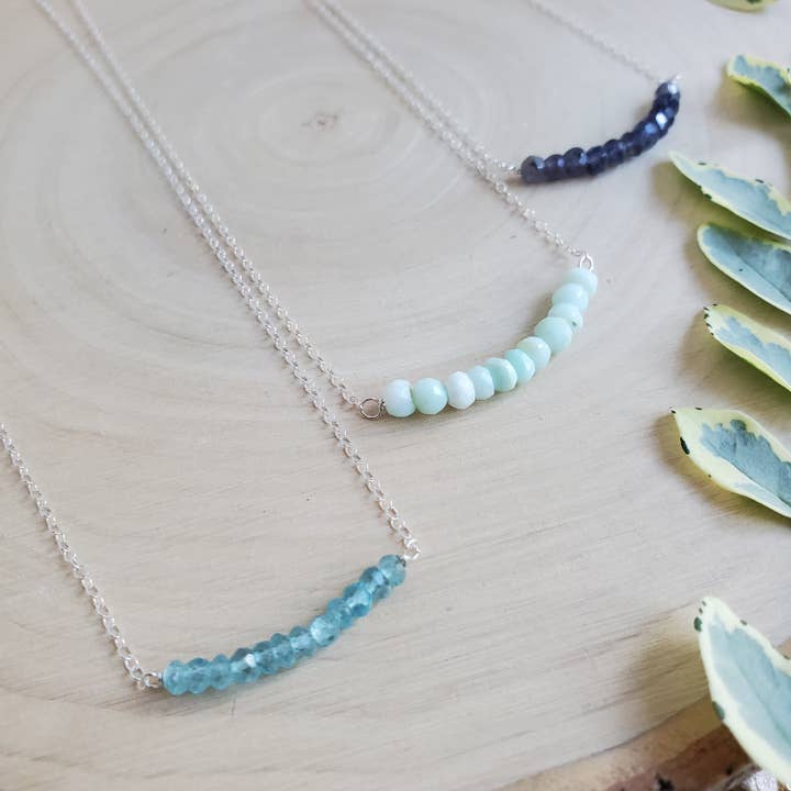 Collana a barra con pietre preziose - Set da 10 per la vendita all'ingrosso da parte di Agape Gems