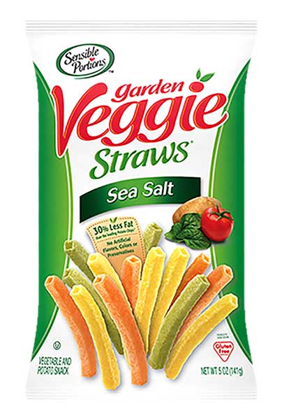 Hudson Meat Company - Wholesale Puffed Snack - VEGGIE STRAWS SEA SALT     -     SENSIBLE PORTIO