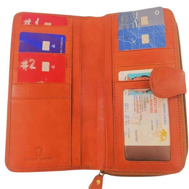 Brangio (Italy) Company Inc. – Engroshandel Tegnebog - Dame – Tinder ægte læder clutch pung1