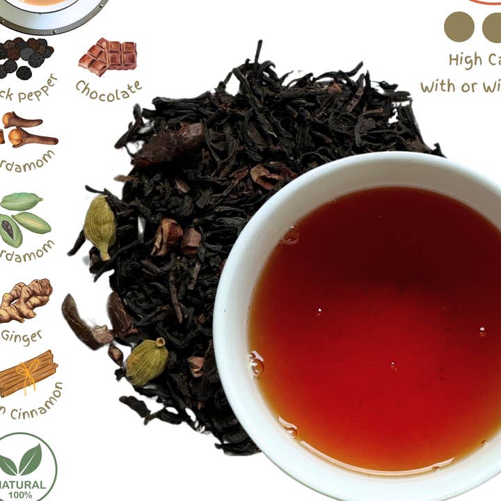 Schokoladen-Chai-Losblatt-Tee-Mischung für den Großhandel von maNASA Tea