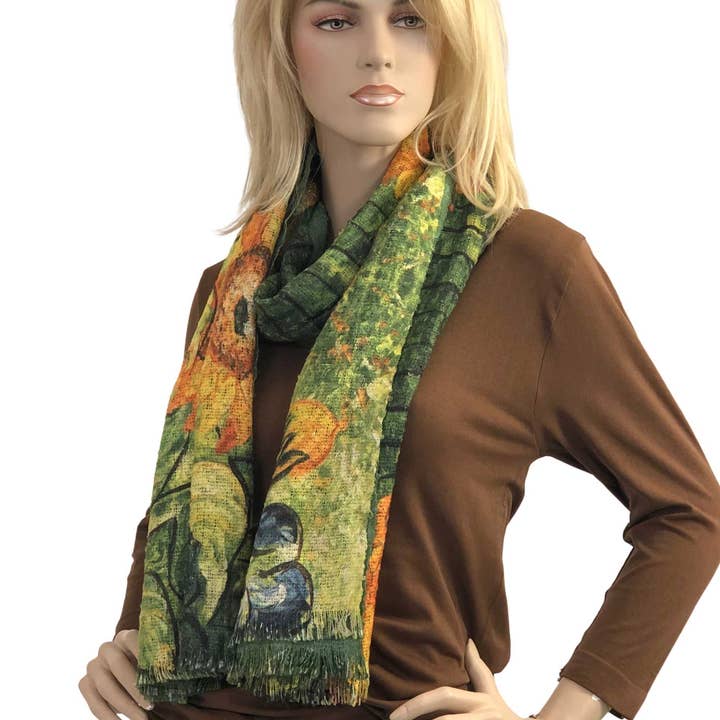 The Magic Scarf Company - Venta al por mayor Poncho - Mujer - 3235 - Mantones con botones Nubby Art Design5