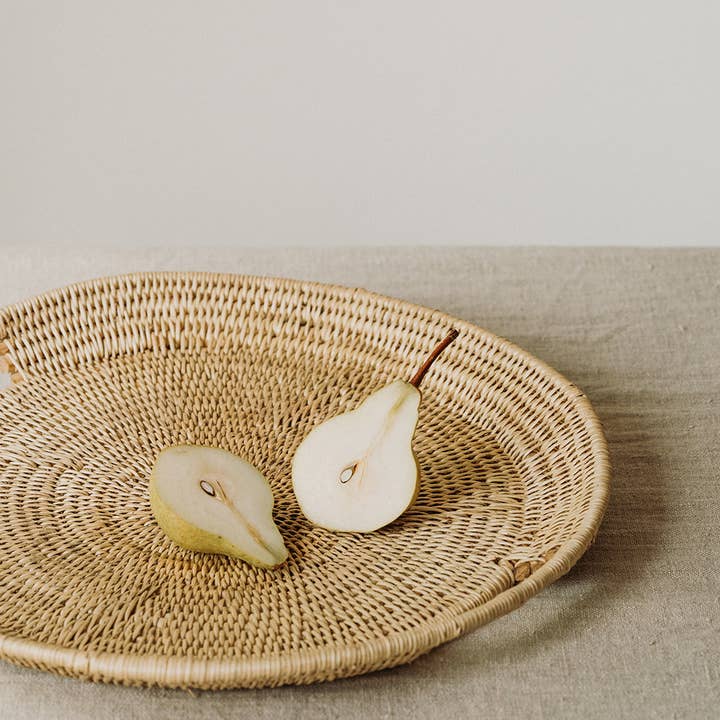 Raw Label - Wholesale Decorative tray - Woven Makenge Tray2