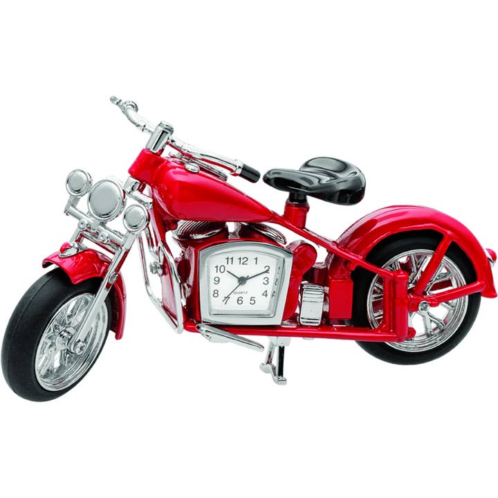 sanis enterprises, inc - Wholesale Desk Clock - Motorbike Clock - Tabletop Decor