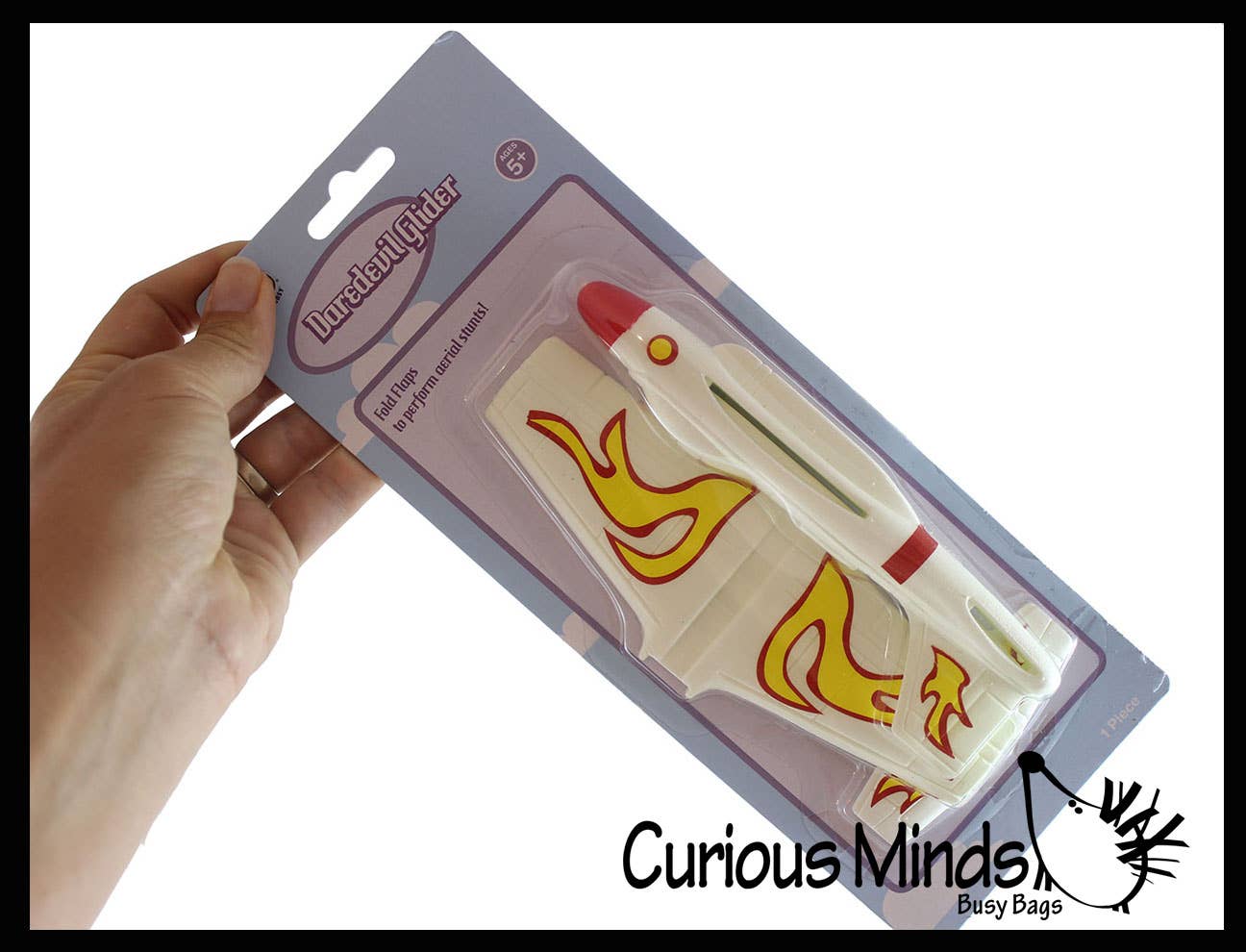 Curious Minds Toys - Vente Avion miniature – enfant - 1 planeur en mousse souple pour planeur - Paper Airplane Aviation - Inde7