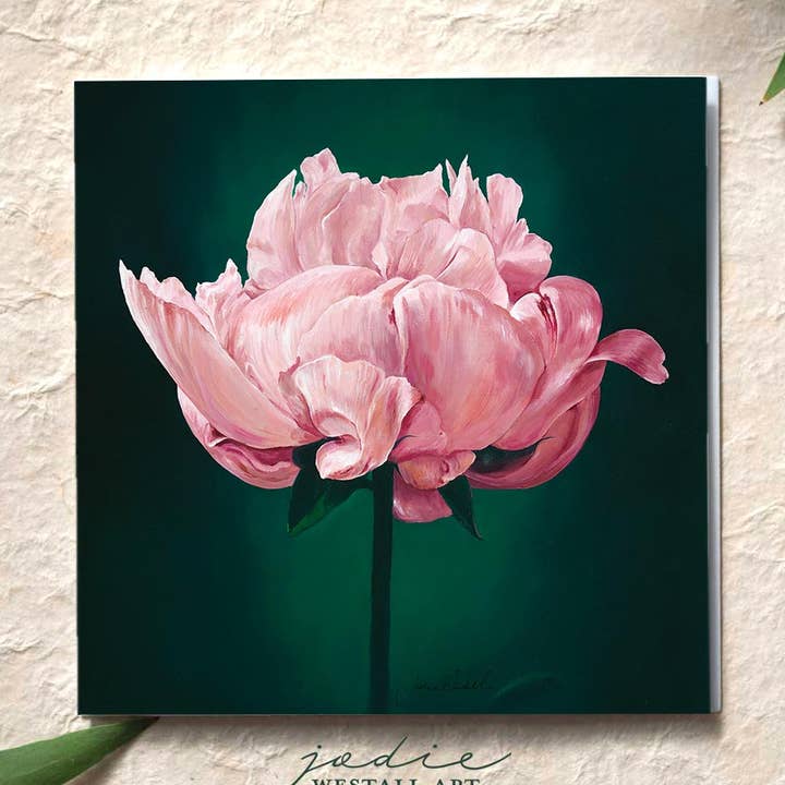 Hope Peony - Peony Flower Greeting Card and other Purchase Wholesale peony seeds. Free Returns & Net 60 Terms on Faire trending on Faire.