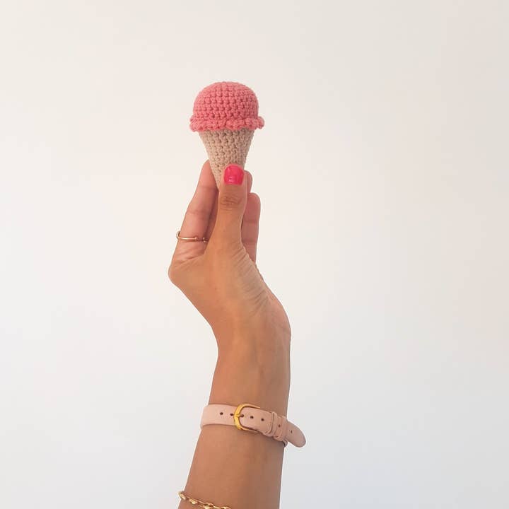 hibouchoucaillou - Wholesale Toy Set - Kids - Crochet ice cream cone for children's dinette