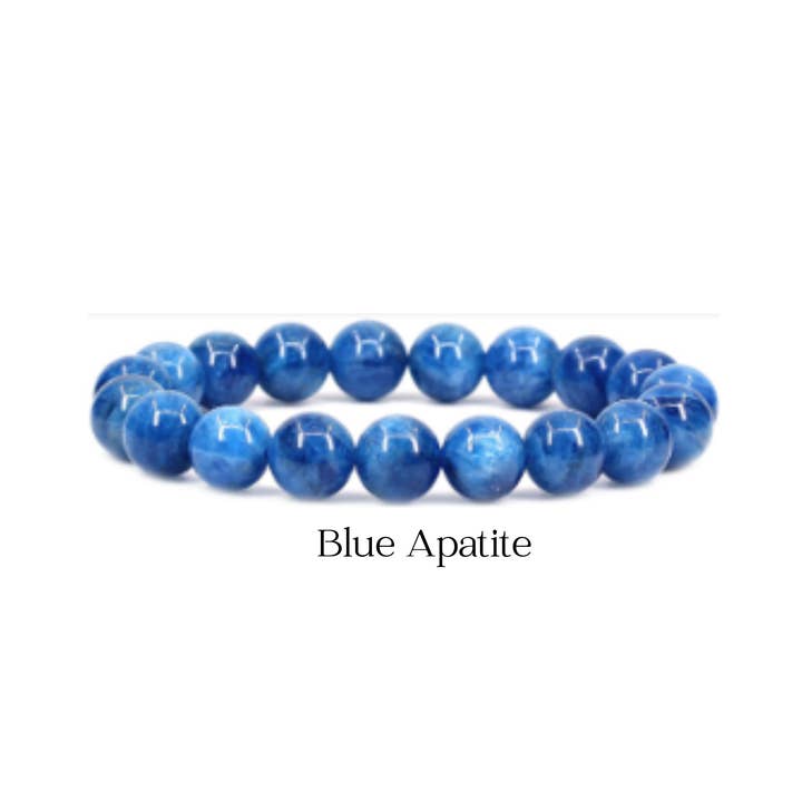 Blue Apatite Bracelet for wholesale by Alchemy of the Soul