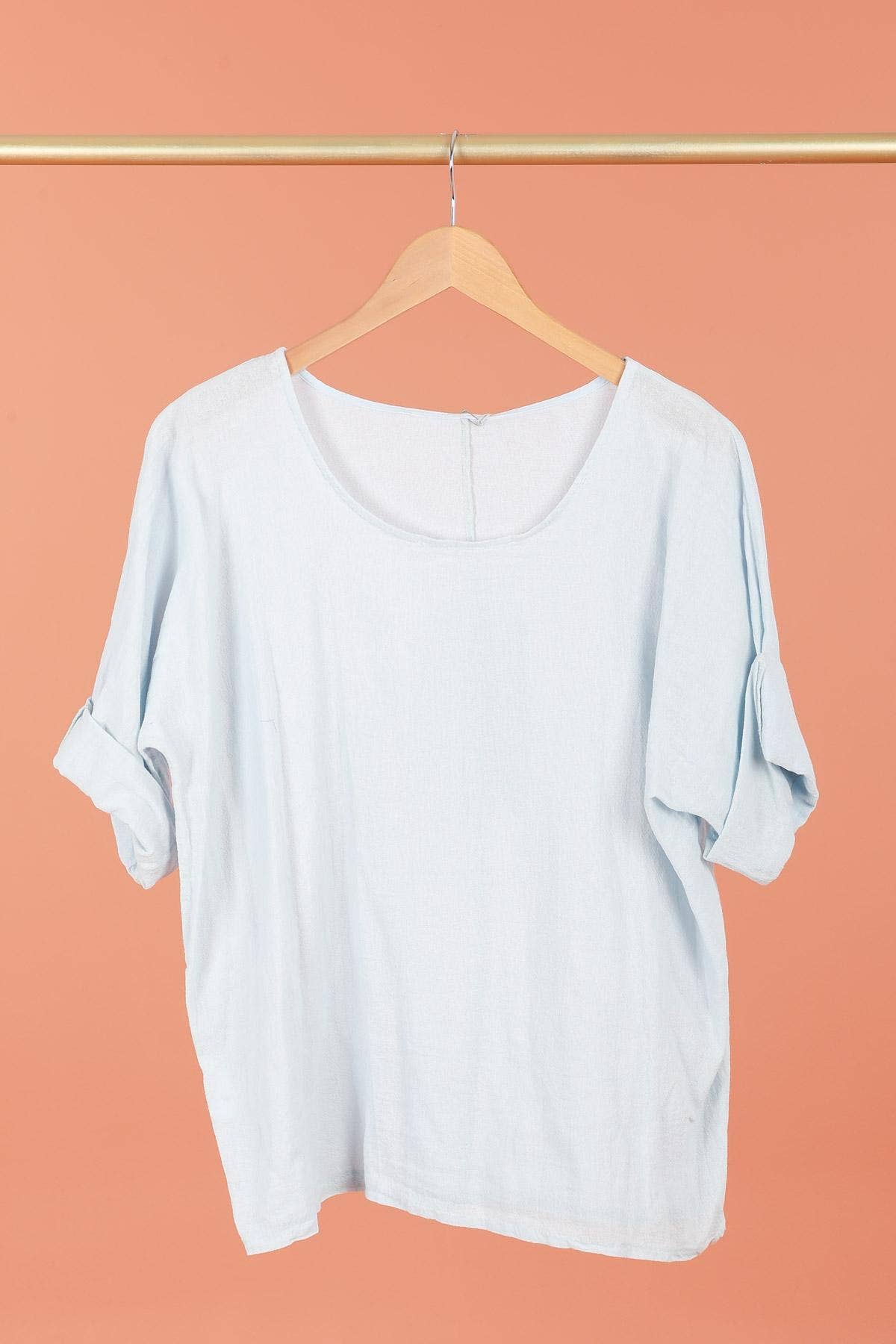 la maison des fibres naturelles – wholesale T-shirt – women's – t-shirts 1101 + SIZE60%cotton 40%linen0