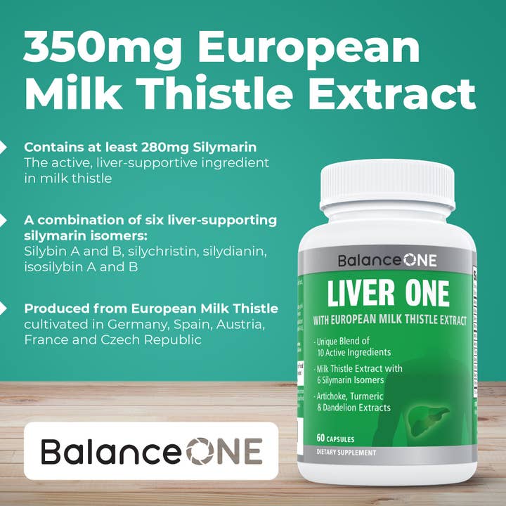 Balance One Supplements - Wholesale Oral Supplement/Vitamin - Liver One – Comprehensive Liver Support with Milk Thistle2