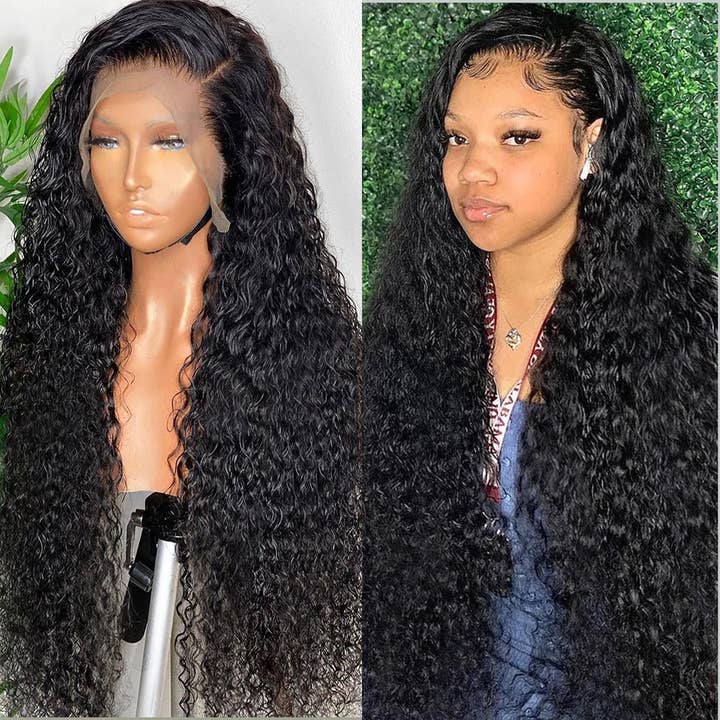 NIA'S BEAUTY BAR L.L.C. - Wholesale Hair Extensions - Deep Wave Hd Lace Frontal Curly Human Hair