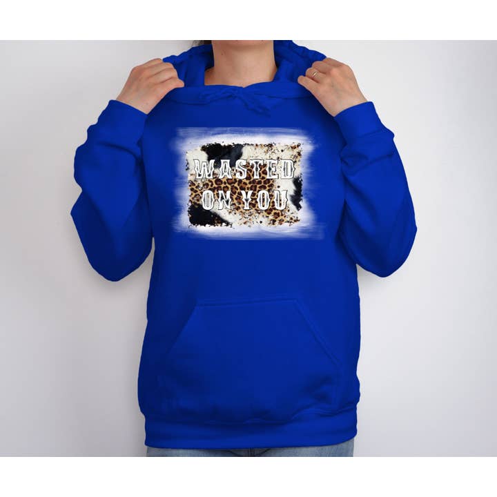 Sweat à capuche Wasted on You pour la vente par Simply Violet Jade