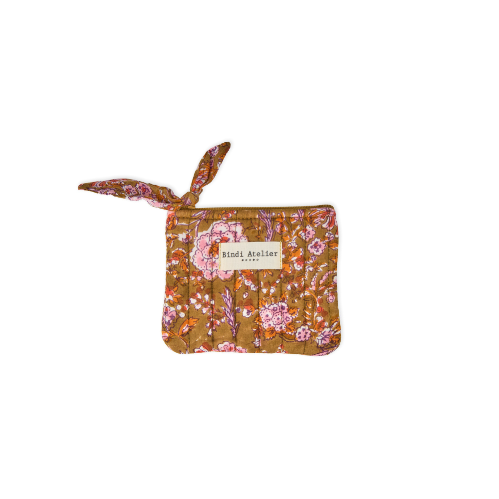 Bindi Atelier - Wholesale Coin Purse - Women's - Cotton wallet with block print - Kiala1