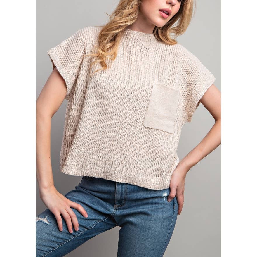 Coloring You - Wholesale Knit Sweater - Women's - FSG-TP8847-8 DROP SHOULDER RIB-KNIT SWEATER TOP23