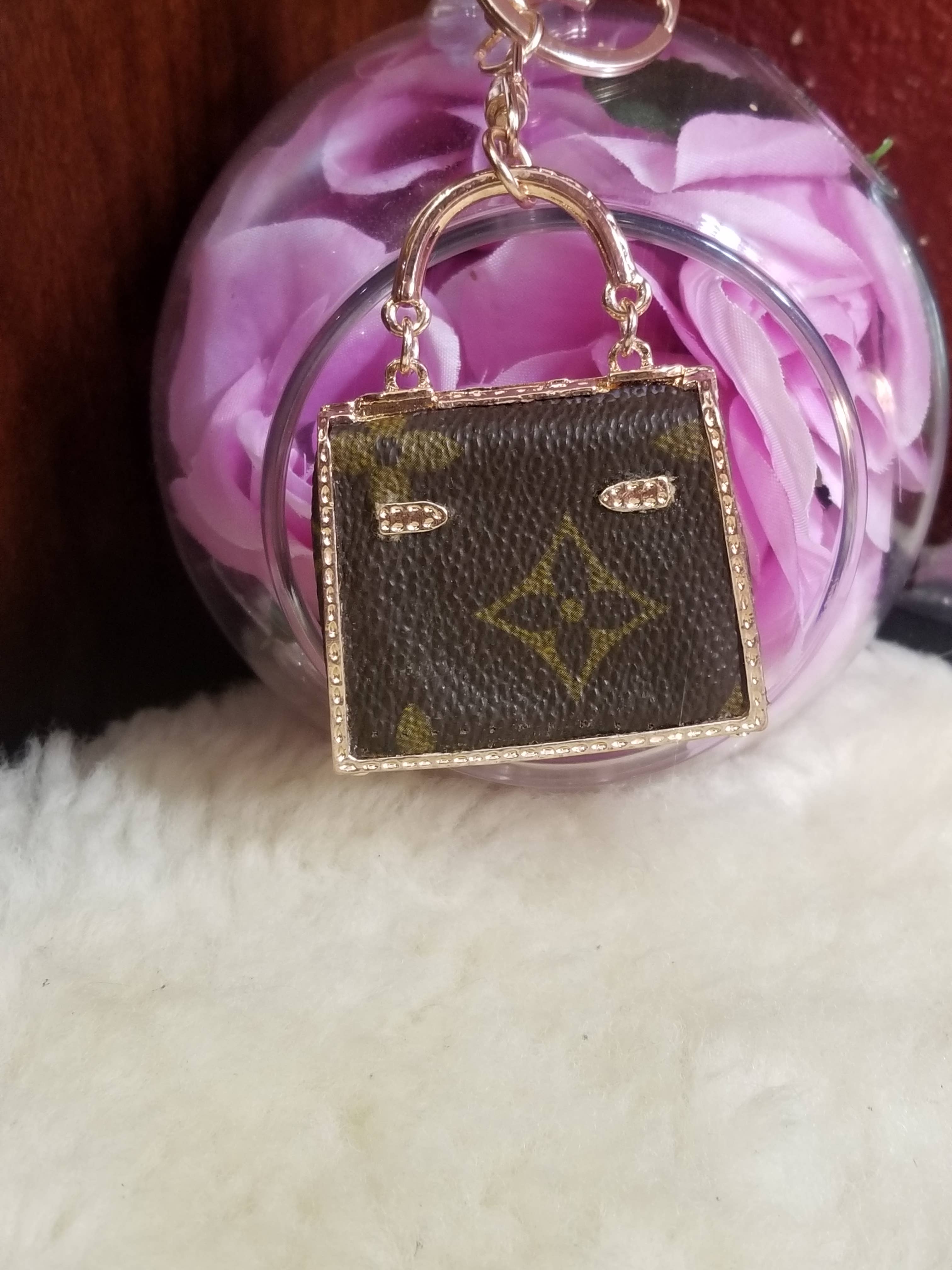 Upcycled Always & Forever accessories - Wholesale Keychain - Women's - Upcycled LV bag charm/ keychain3