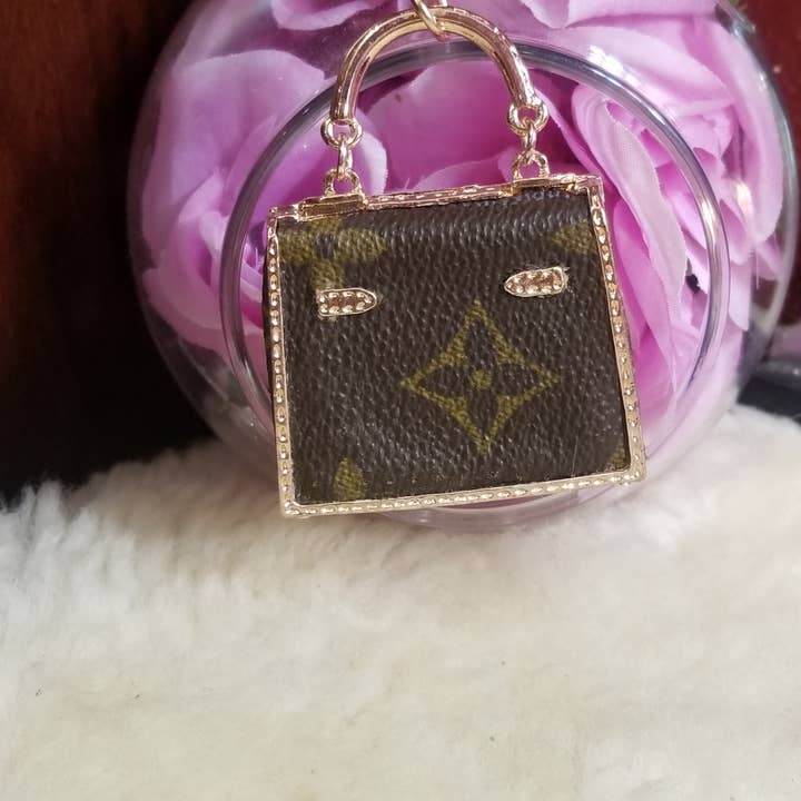 Upcycled Always & Forever accessories - Wholesale Keychain - Women's - Upcycled LV bag charm/ keychain3