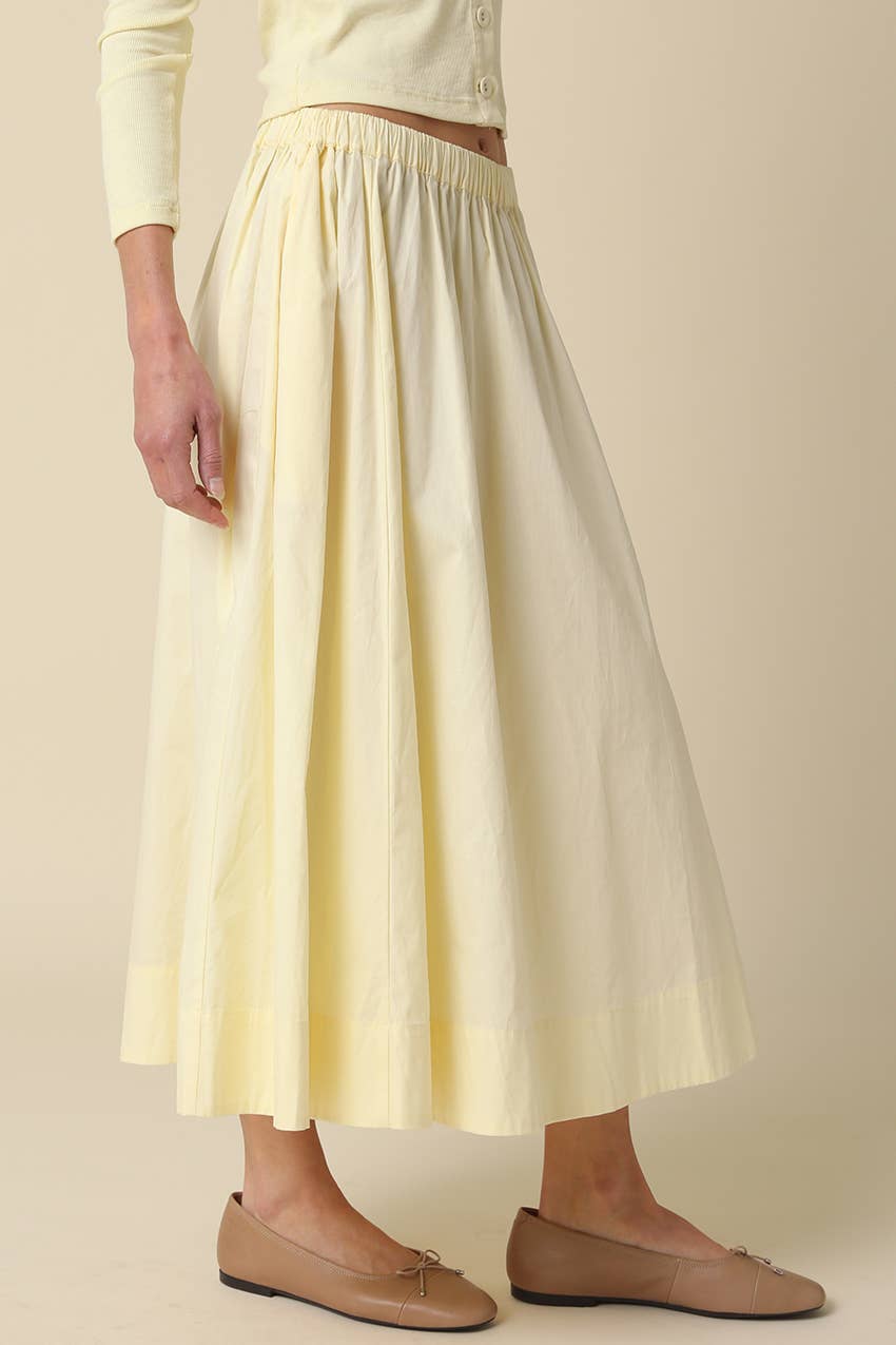 Olivaceous - Wholesale Skirt - Women's - Sasha Gathered Maxi Skirt5