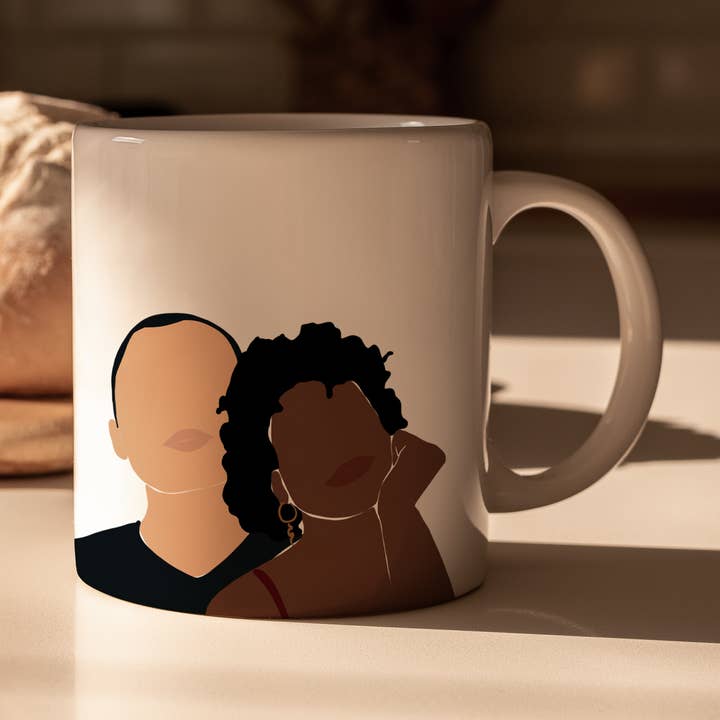 Rose Canva - Mug personnalisé - Votre souvenir illustré sur Mug/tasse pour la vente par Rose Canva