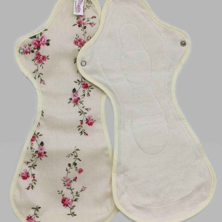 Maxim® Reusable Org. Cotton Wing Pads, 18x39cm, Ultra, 1 Pak for wholesale by Maxim Hygiene Products