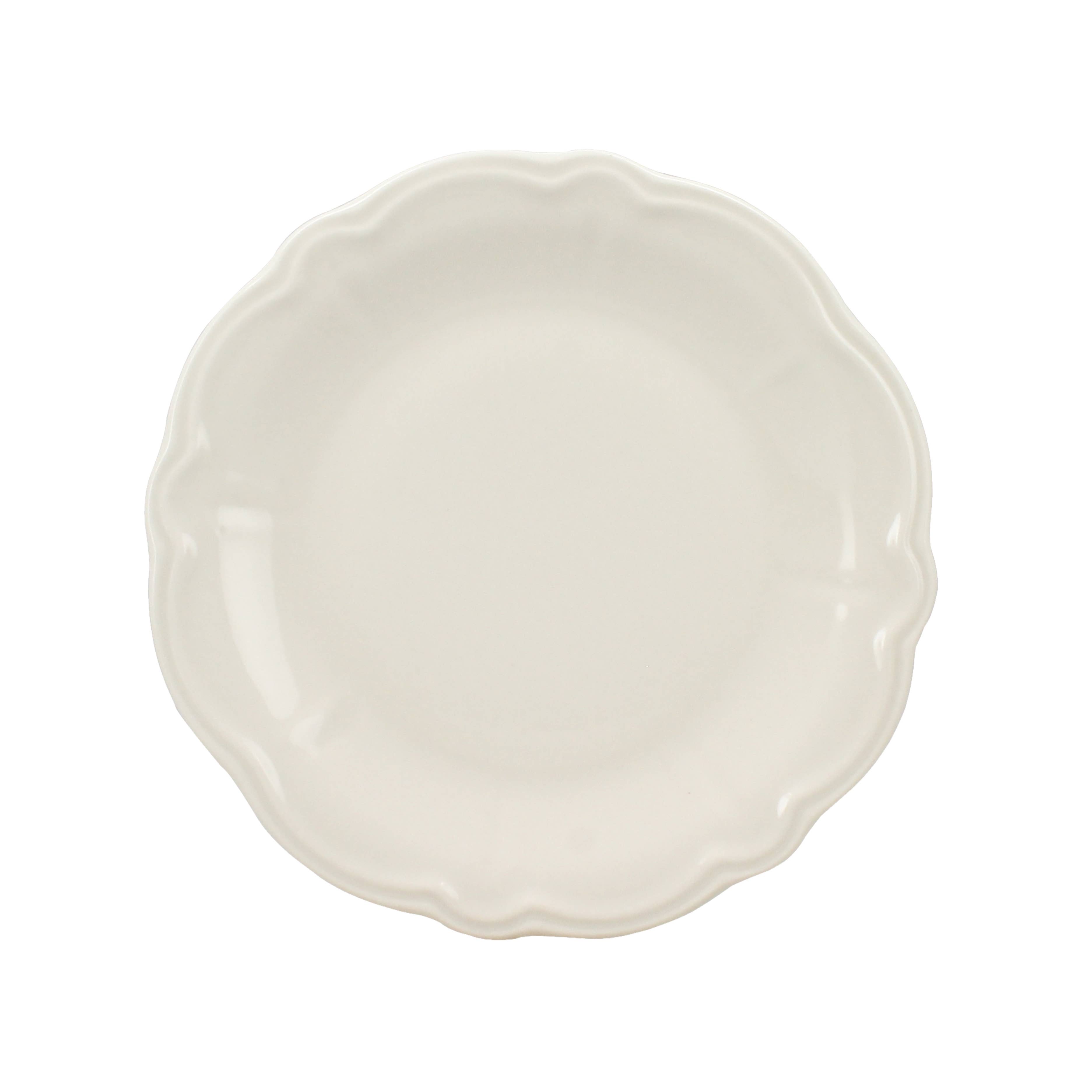 Novastyl - Wholesale Dinner Plate - Charlotte dessert plate 20cm white stoneware1
