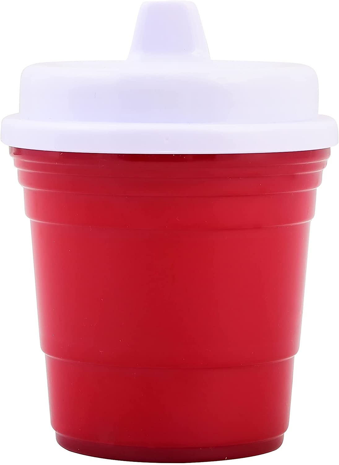 Reusable 24 Oz Red Tumbler With Lid and Straw Made of BPA Free ABS Plastic,  Dishwasher Safe, the Ideal Large Plastic Cups for Parties 