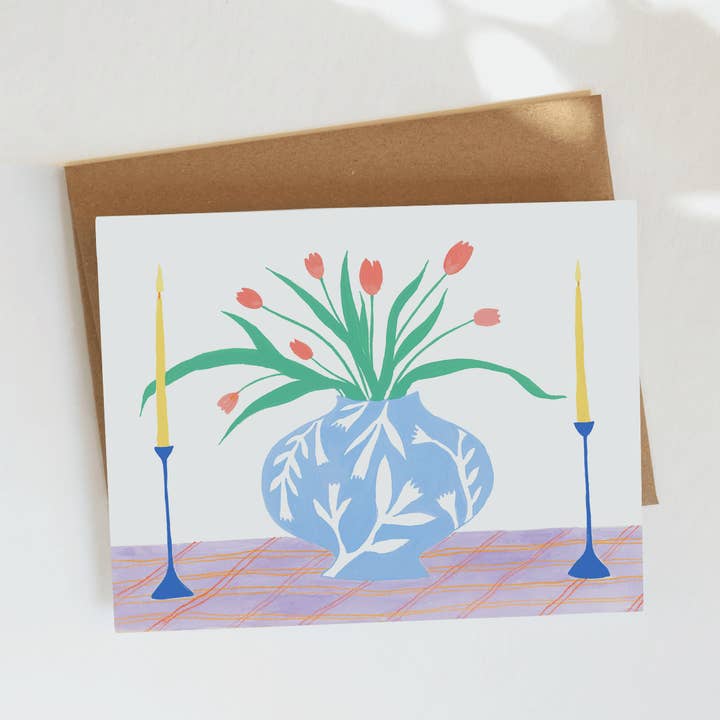 Tulpen Notecard voor wholesale door Elana Gabrielle