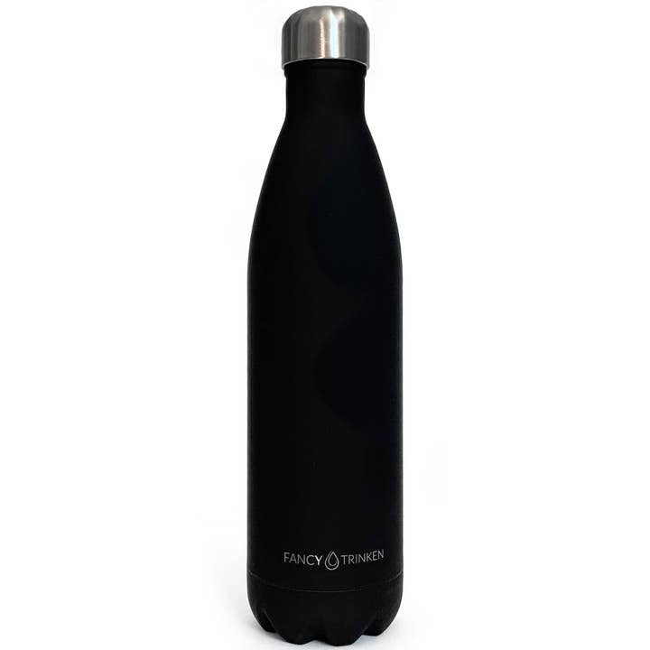 Fancy Trinken - Wholesale Water Bottle - Stainless steel vacuum flask, BLACK & WHITE5