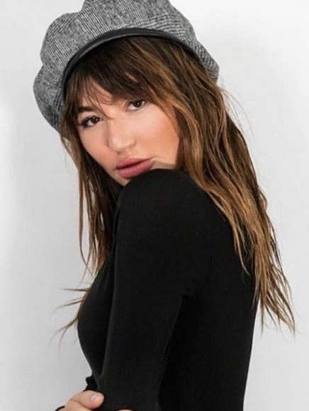 Plaid Beret with Vegan Leather Piping, Adjsutable Fit for wholesale by Olive & Pique