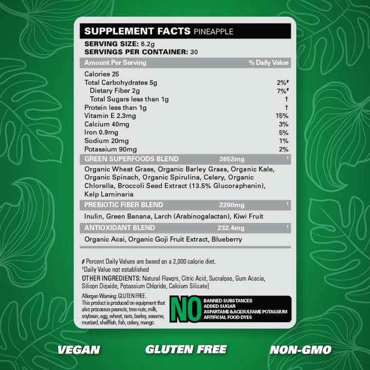 Campus Protein - Wholesale Protein/Superfood Powder - EHP OxyGreens - Daily Super Greens Powder7