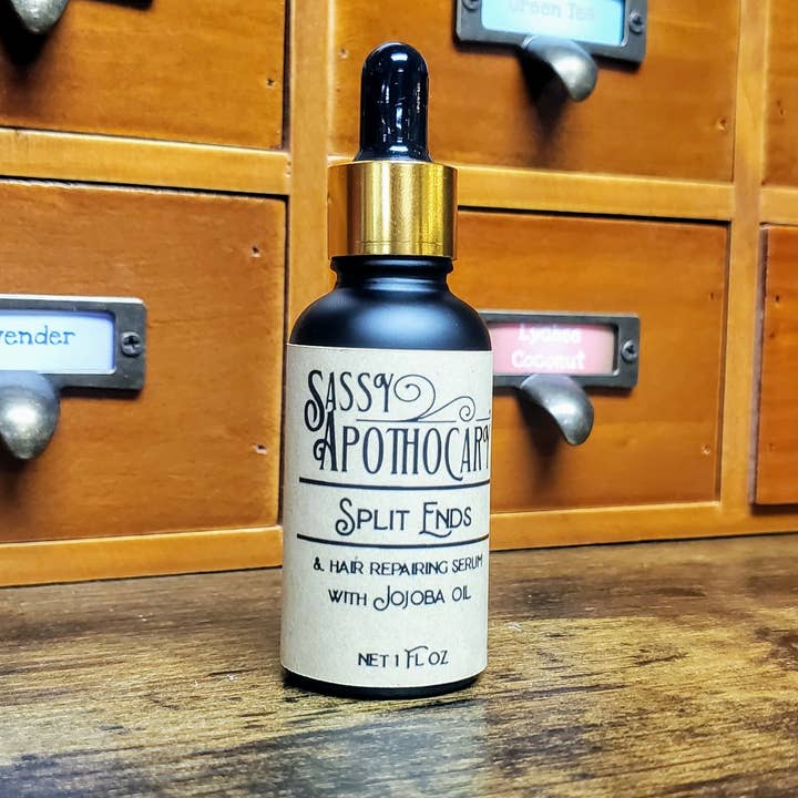 Huile pour pointes fourchues et cuir chevelu - Sérum capillaire pour la vente par The Sassy Alpaca