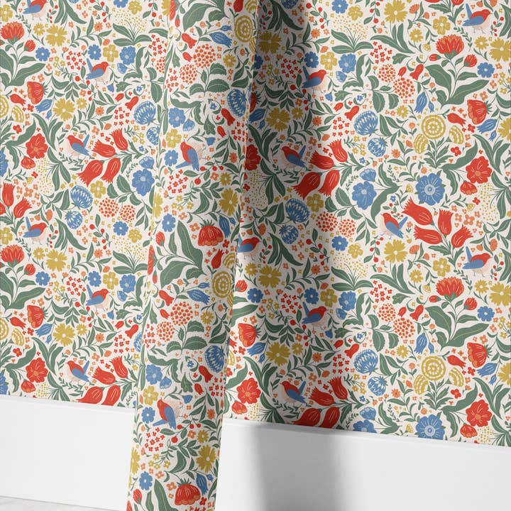 Everett Park - Wholesale Wallpaper - March Wren in Rice3