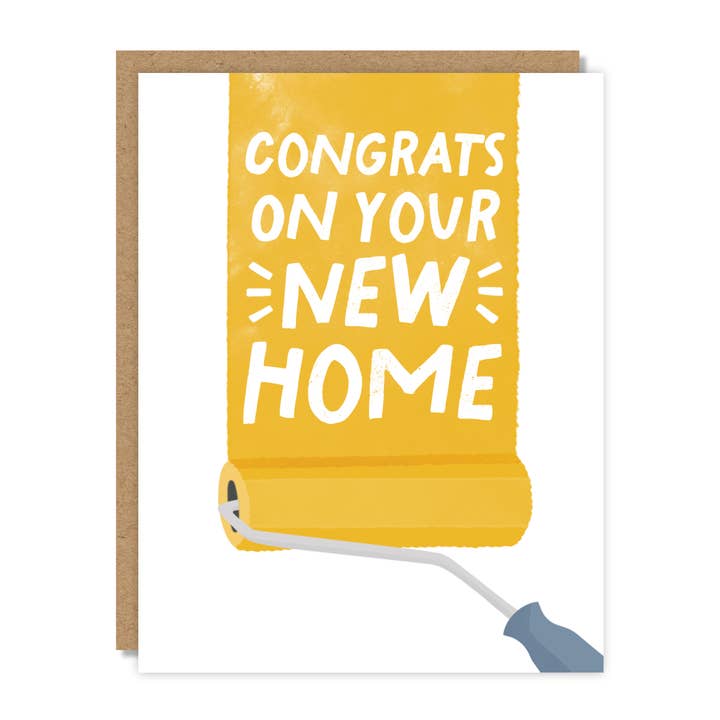 Félicitations pour la nouvelle carte d'accueil pour la vente par Tiny Buffalo Designs Co.