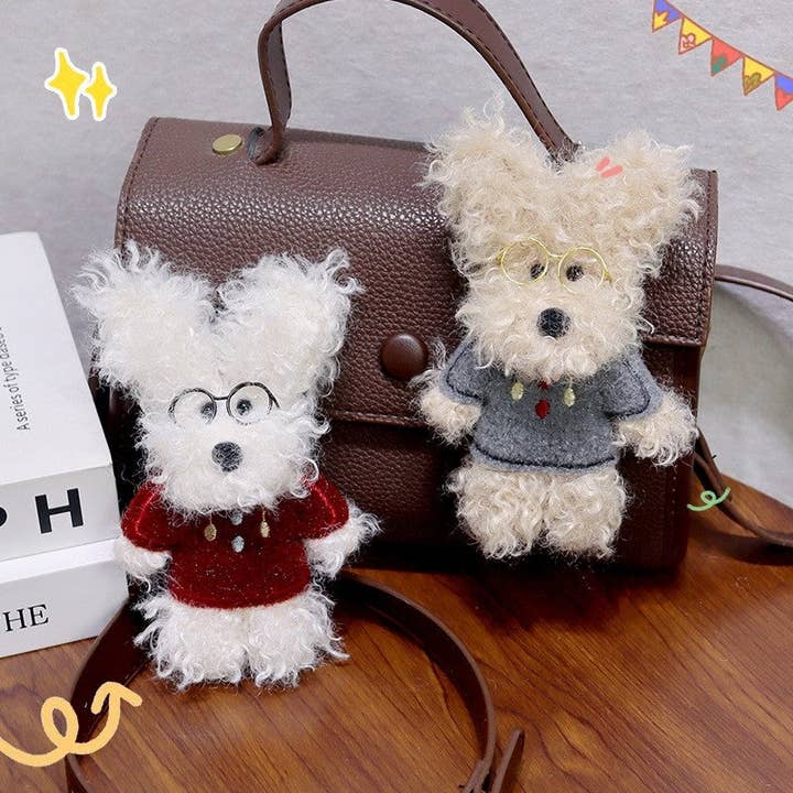 Fluffy Curly Dog Keychain and other Purchase Wholesale fluffy keychain. Free Returns & Net 60 Terms on Faire trending on Faire.