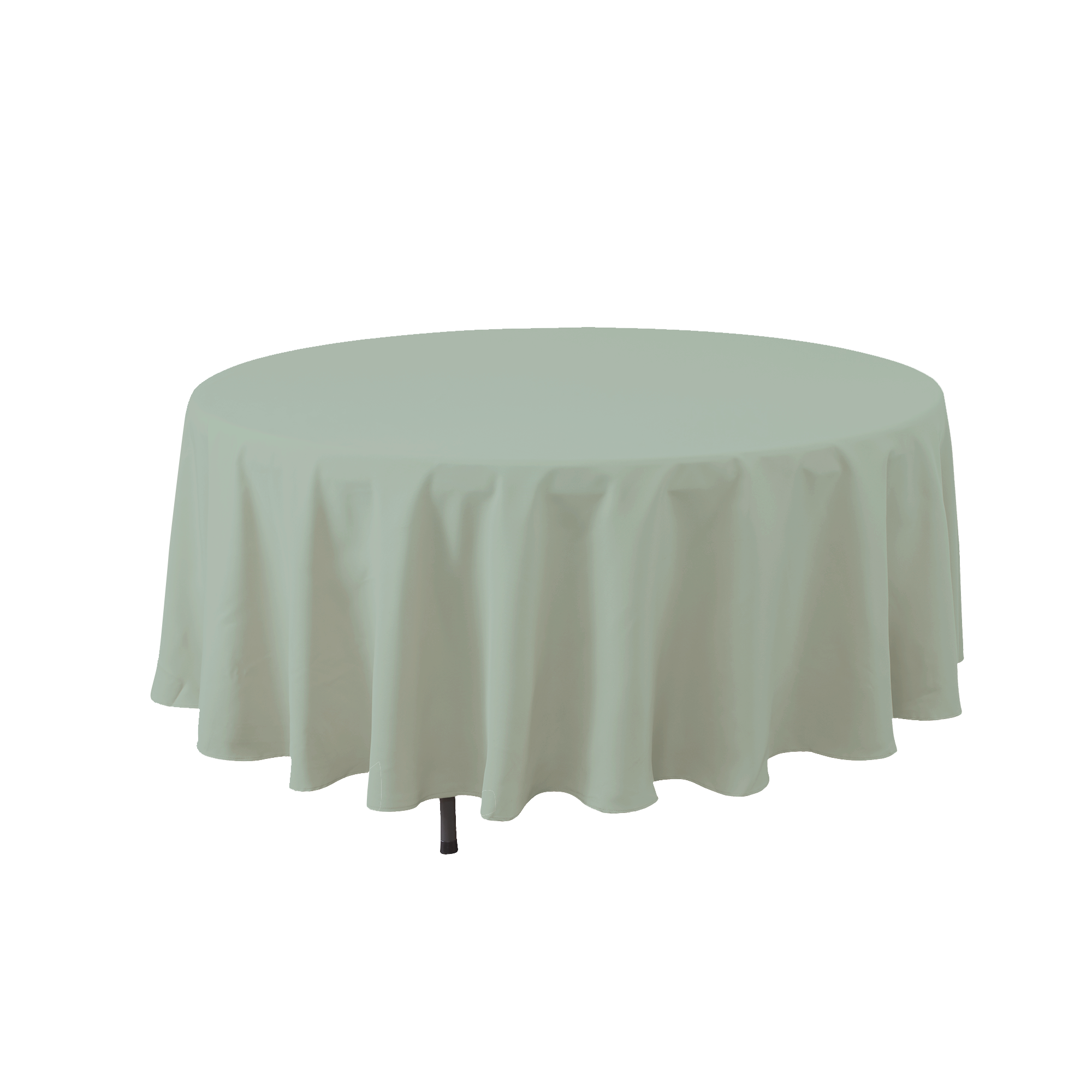 Portofino International Trading, USA - Vente Nappes - Housse de table ronde en polyester, 90 pouces, Sage0