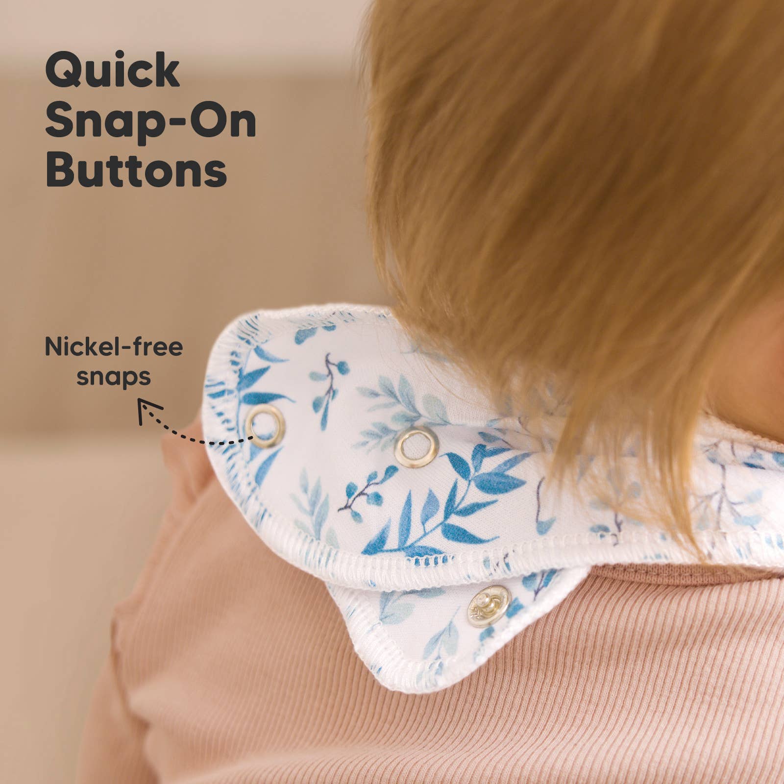 Blomstre 8-pak Baby Bandana hagesmække til piger og drenge for engroshandel på Faire7