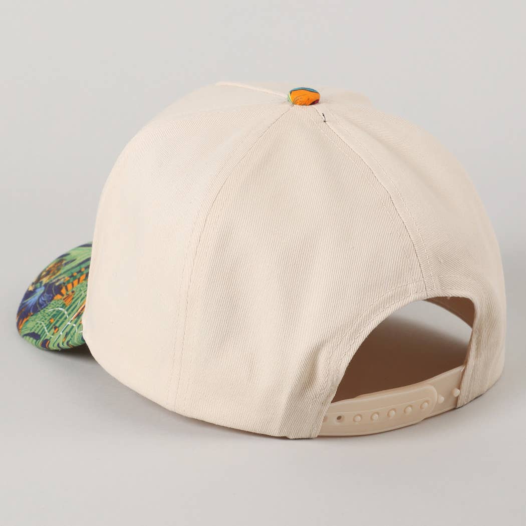 Fashion City - Wholesale Trucker Hat - Unisex - Aloha Tropical Design Embroidery Trucker Hat6