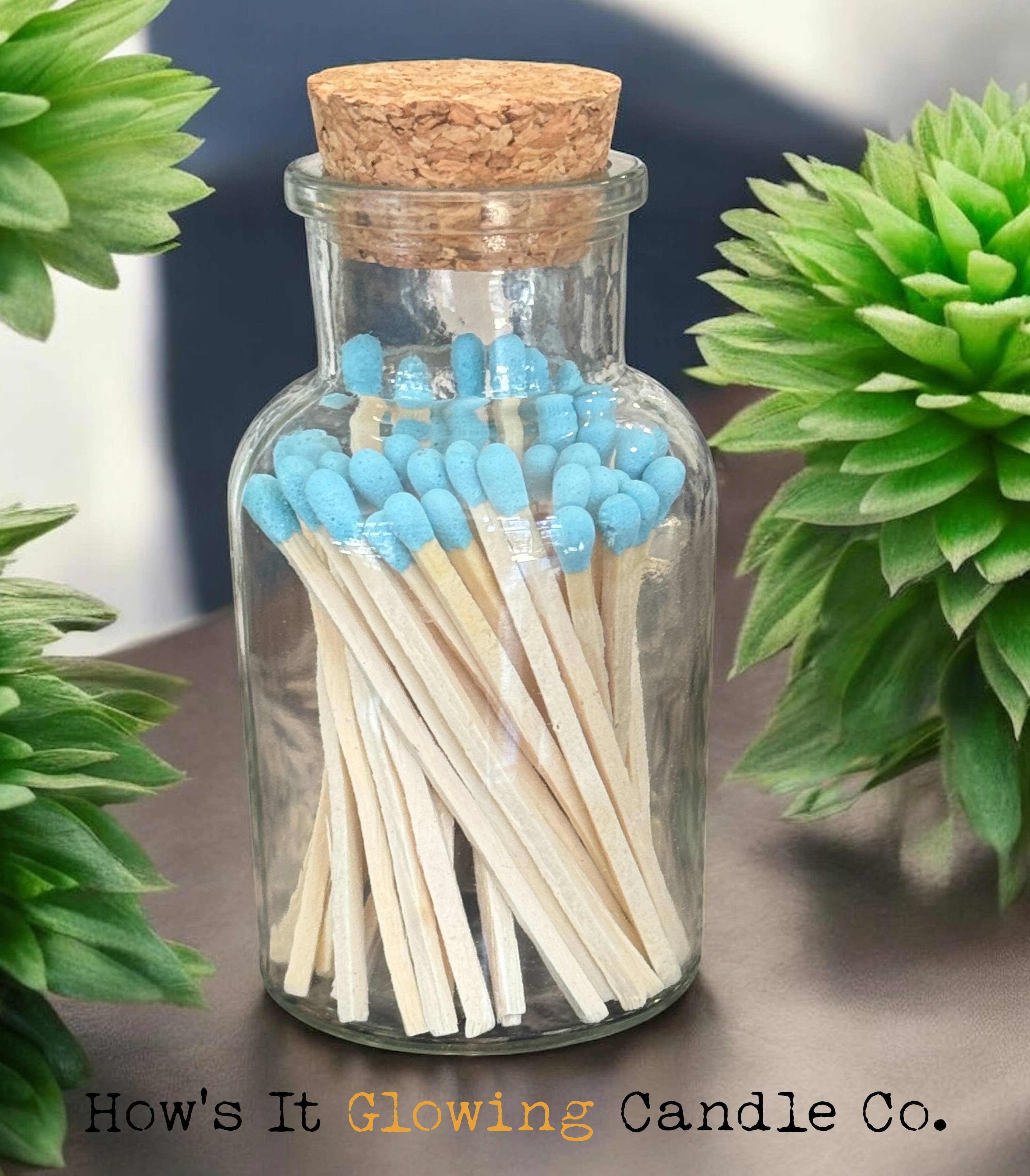 How's It Glowing Candle Co. - Wholesale Matches - Apothecary Jar Matches | 50 x 3" Safety Matches & Strike Pad6