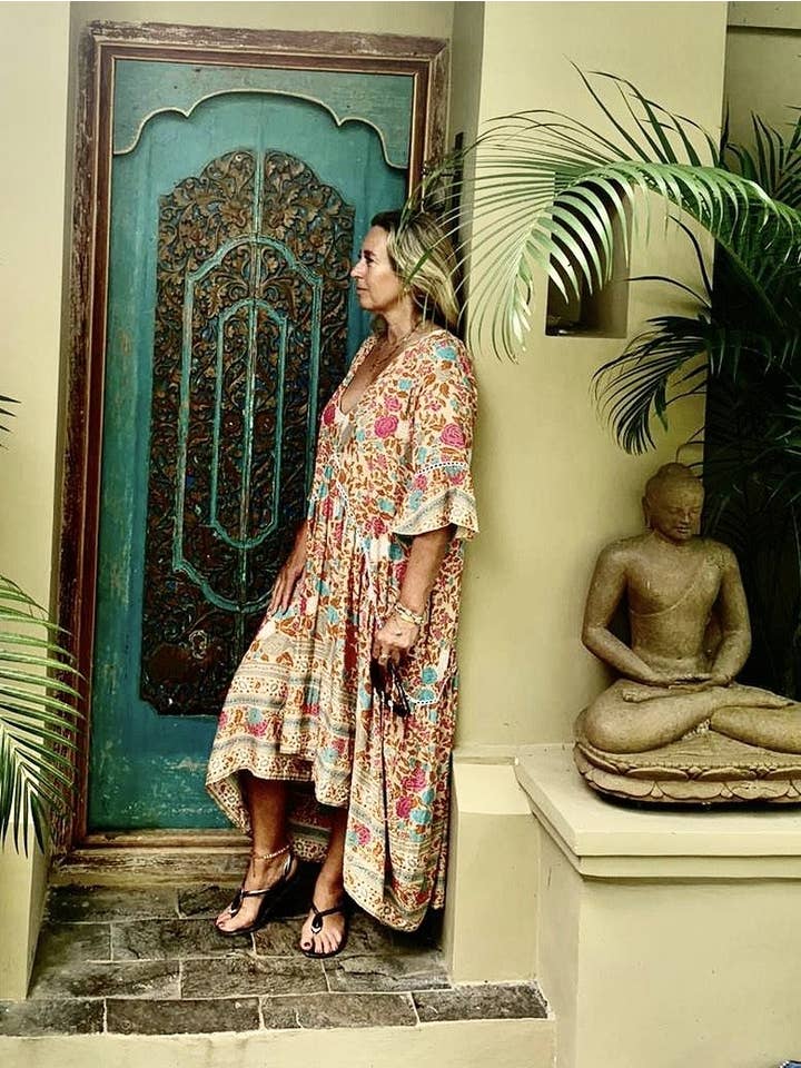 Aurobelle Ibiza - Wholesale Dress - Women's - Mama Bali beautiful dress sandy beige1