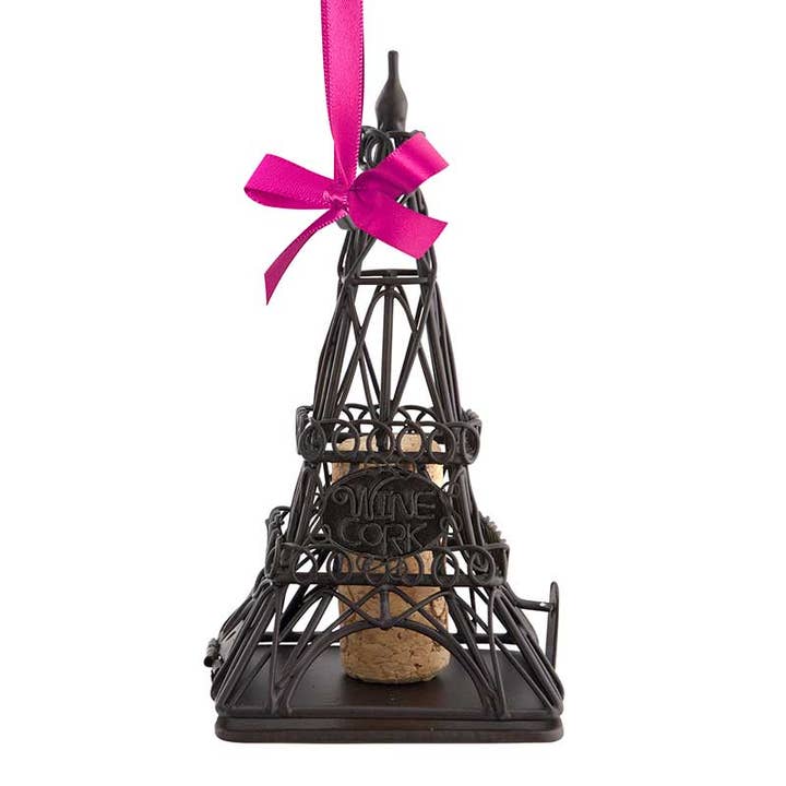 Cork Cage Ornament Eiffel Tower #02-157 for wholesale by IWA Wine Accessories