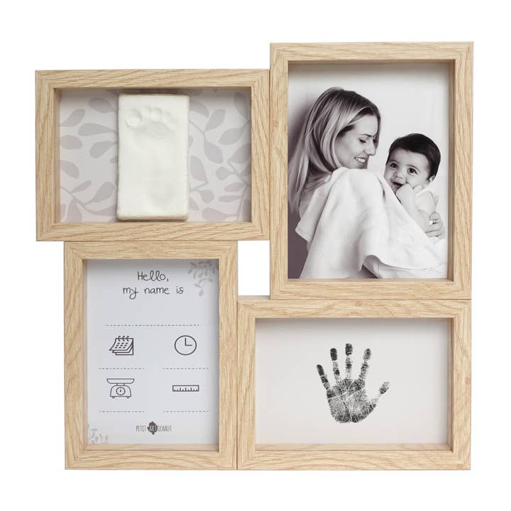 PJM Distributions Inc - Wholesale Picture Frame - Kids & Baby - Petit Artichaut | Puzzle Frame -Ivy Grey|Imprint Photo Frame