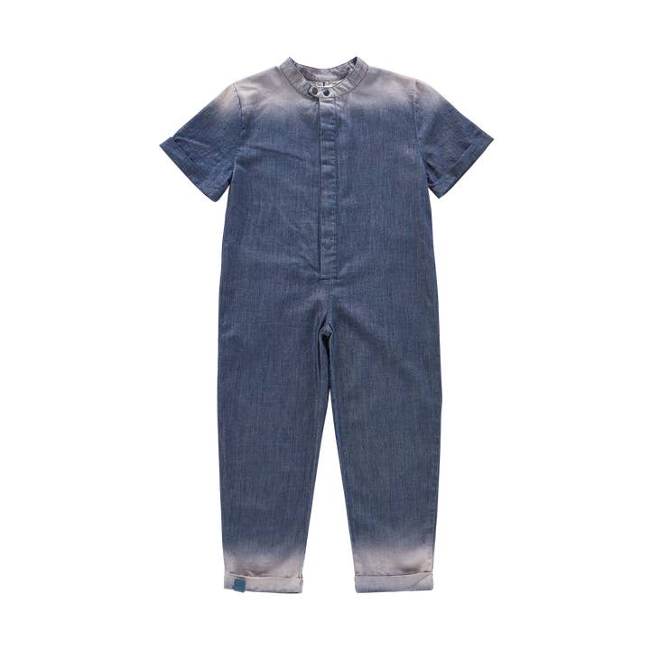 Chambray mekaniker Jumpsuit - Indigo för wholesale av OMAMImini