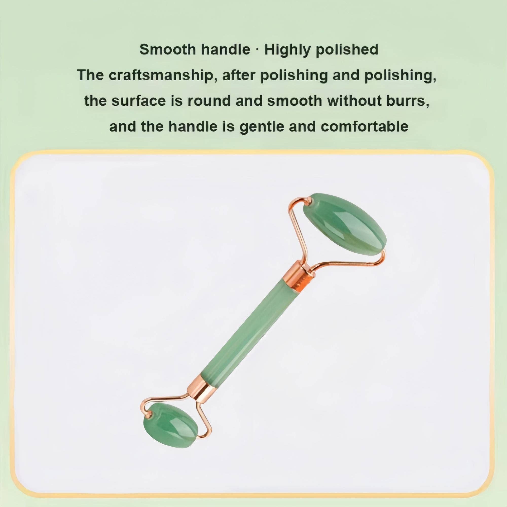 green Gua Sha Board 2PCS Massage Stone for Facial Body Skincare Roller Scraping Massager Natural Resin Facial Lifting Scraper Neck Anti Wrinkle Massager Tool for wholesale on Faire1