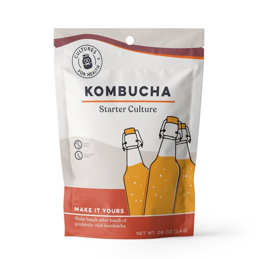 Simple Black Tea Homemade Kombucha Starter Kit with Live SCOBY – Oregon  Kombucha