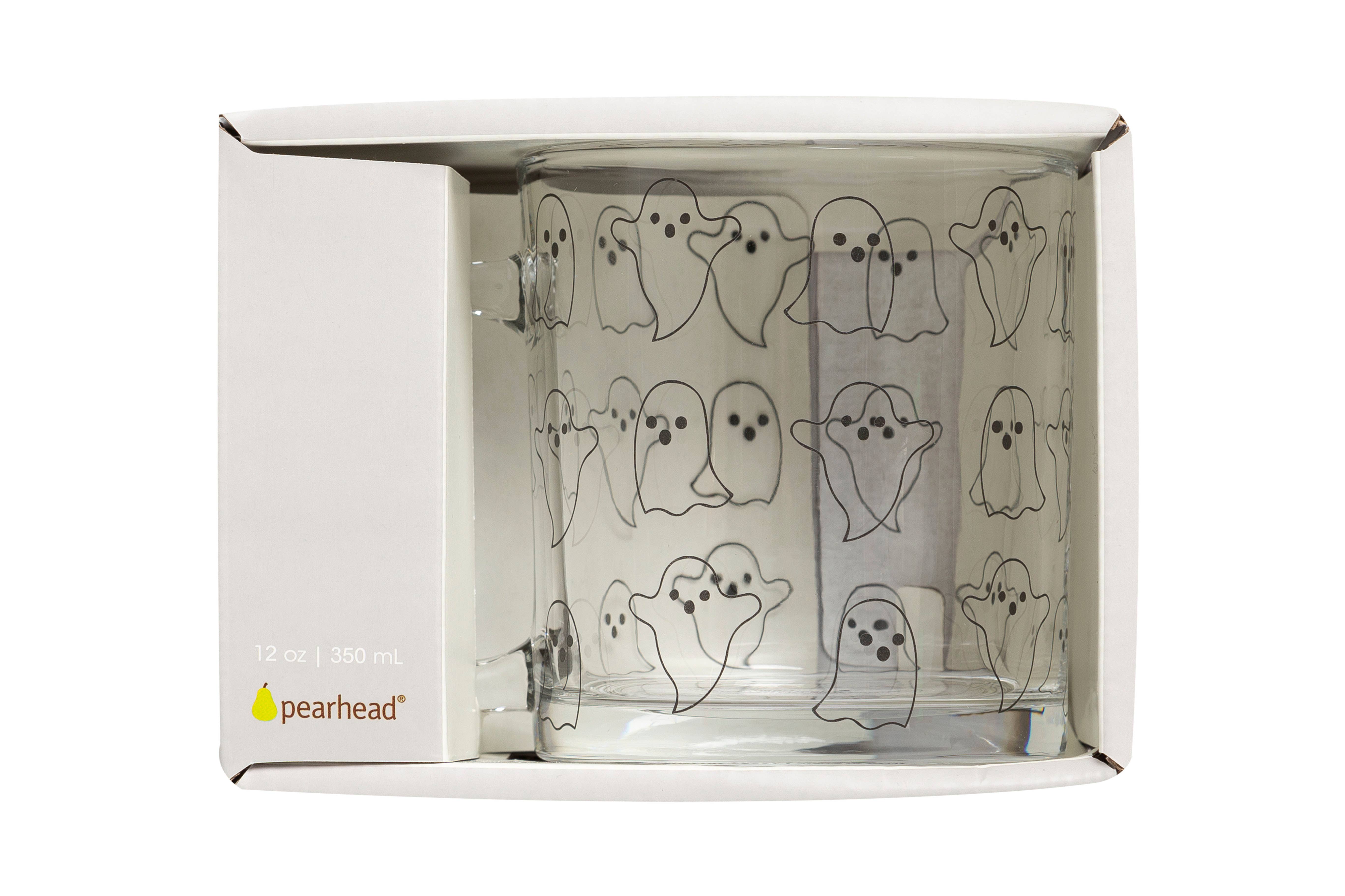 Pearhead - Vente Tasse à café - Tasse en verre Ghost pour Halloween, décoration d'automne9