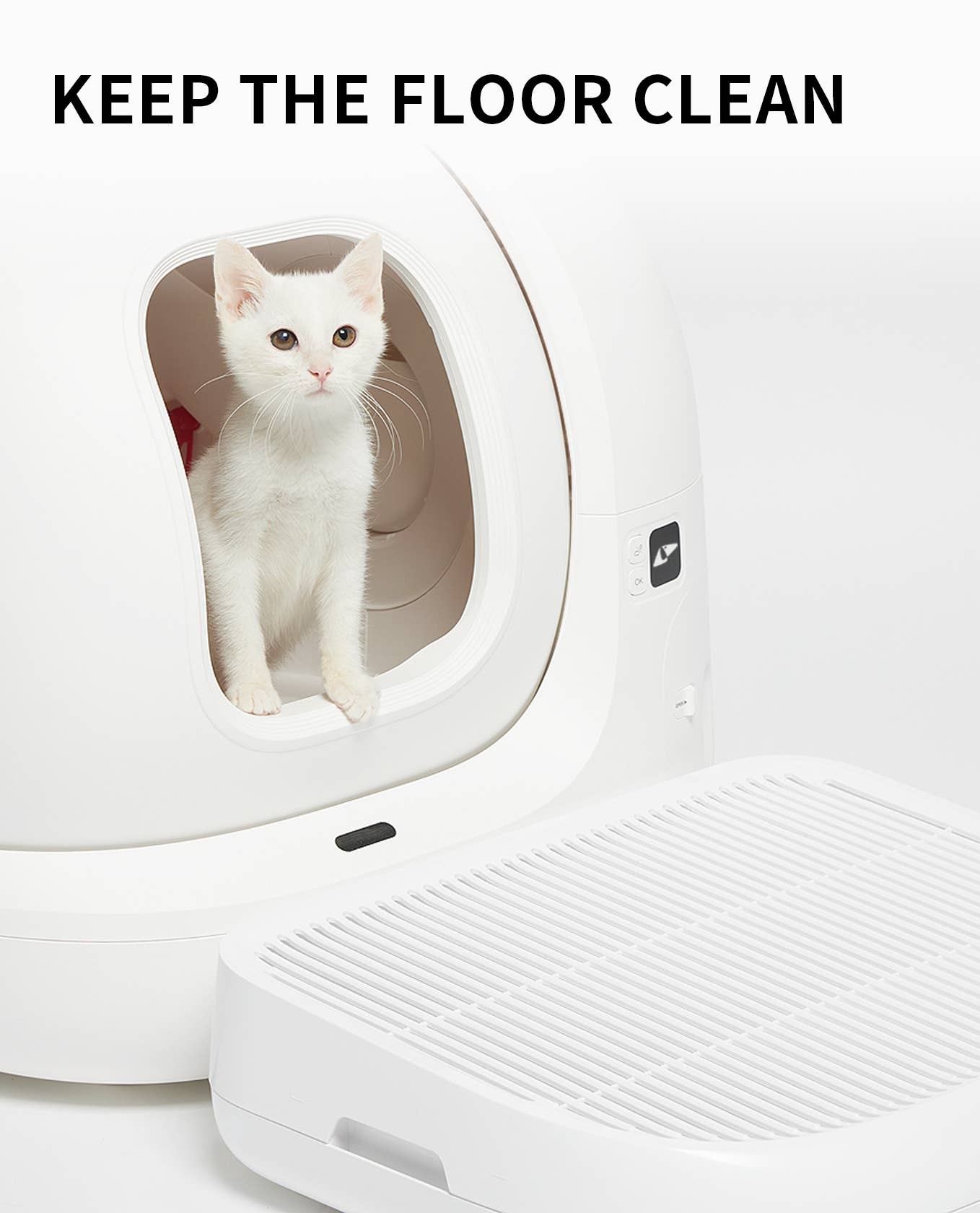 PETKIT - Vente Escalier et rampe – chat et chien - Rampe pour litière de chat (Non compatible avec Purobot Ultra)1