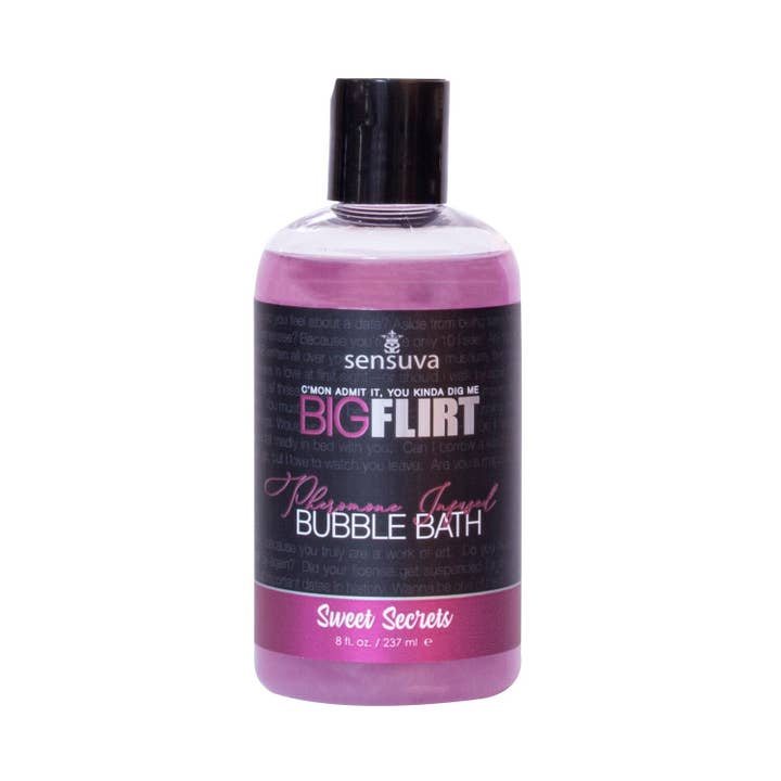 Sensuva - Wholesale Bubble Bath - Big Flirt Pheromone Bubble Bath - Sweet Secrets