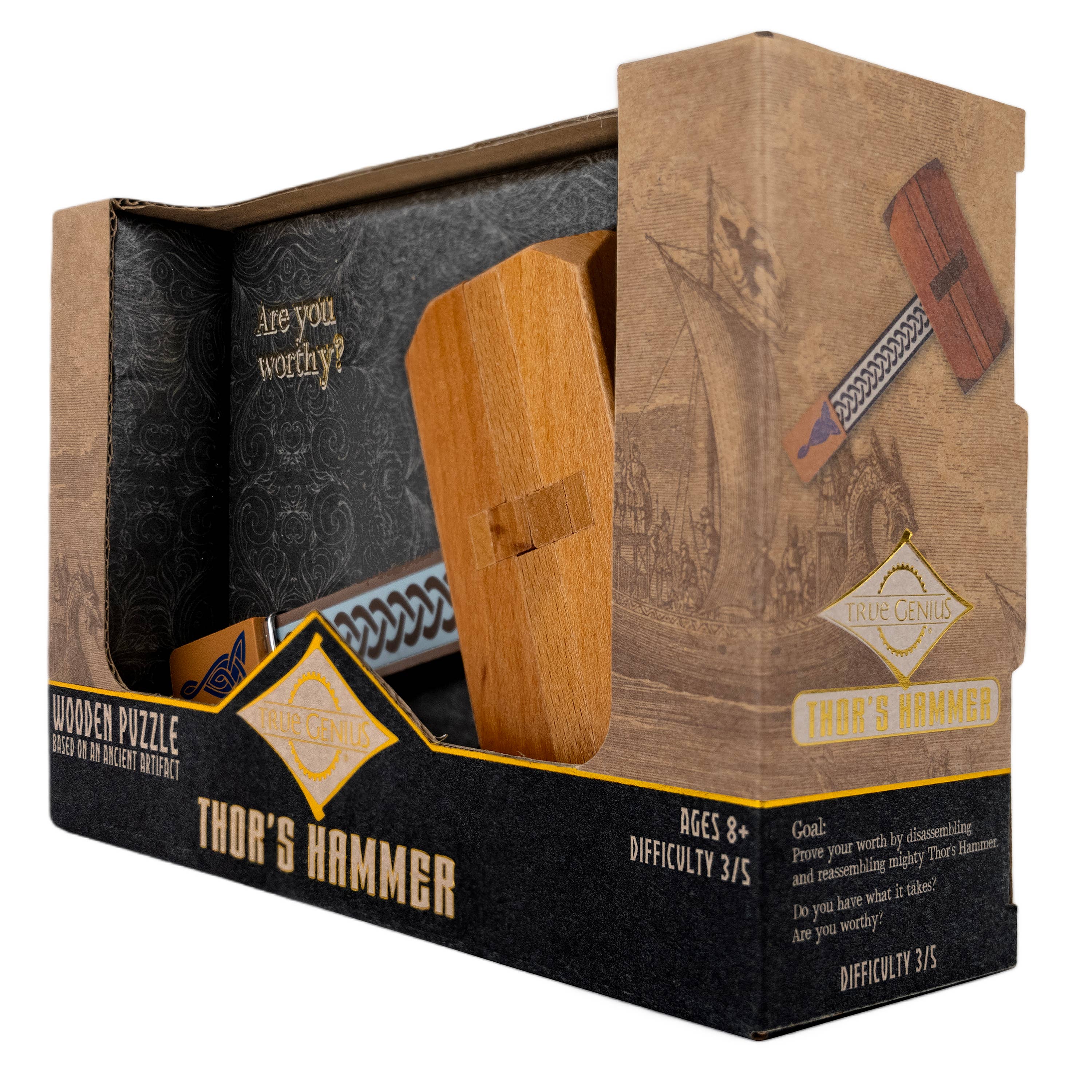 Project Genius – Engroshandel Puslespil - Voksen – True Genius Thor's Hammer-puslespil8