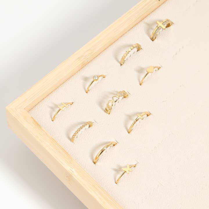 WJW - Wholesale Jewelry Stand & Display - 100 Unit Slotted Ring Jewelry Display