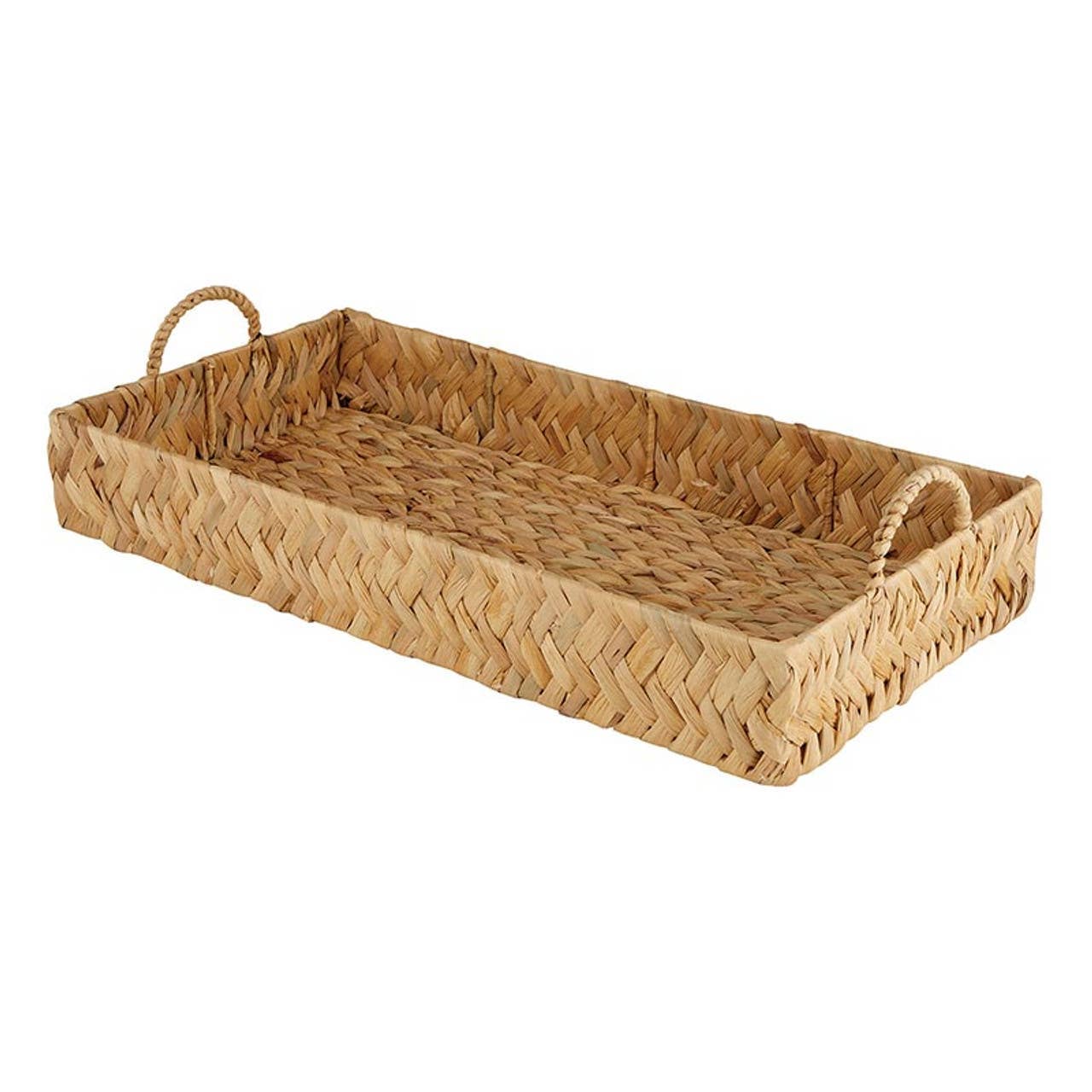 Angle - Wholesale Decorative Tray - Hyacinth Tray0